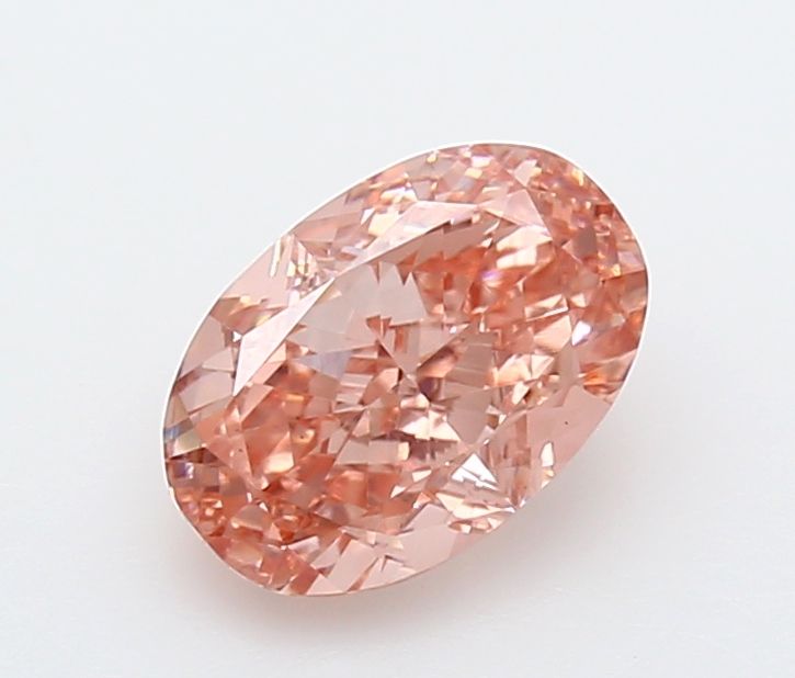 1.58 CT Fancy Vivid Pink OVAL