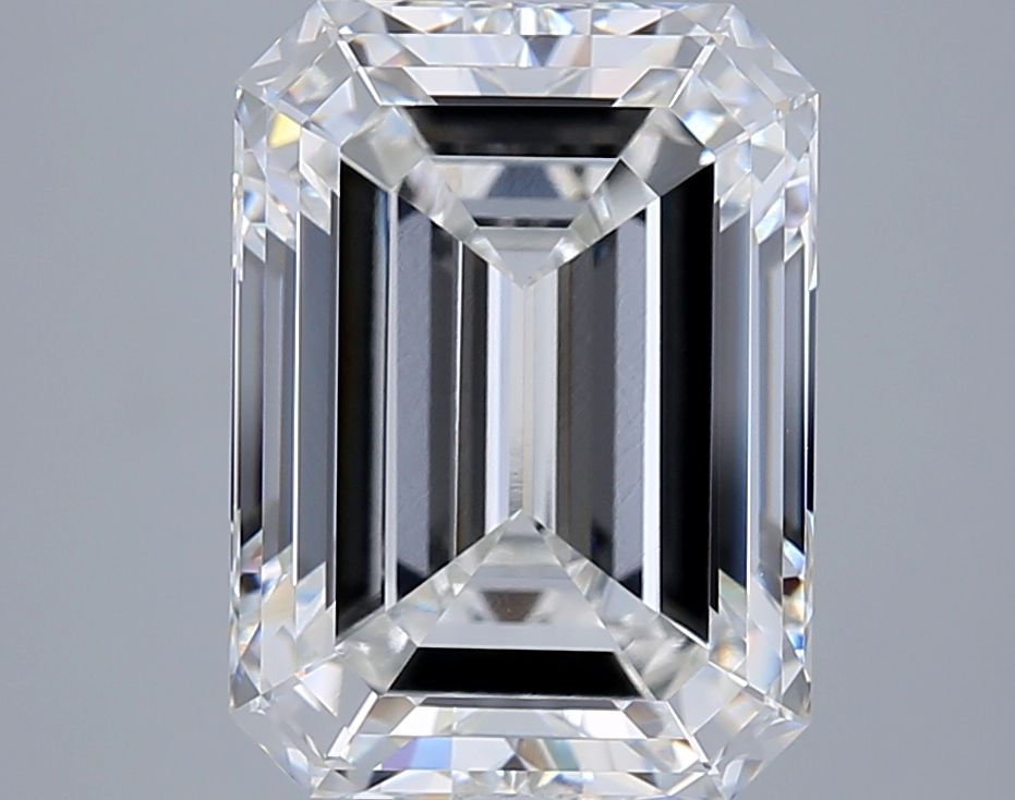 6.10 ct. emerald Lab Grown Diamond front image