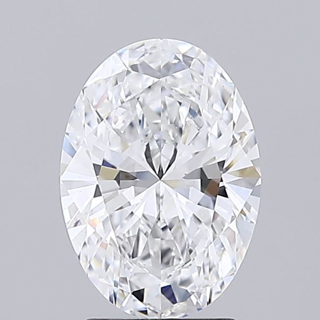 2.10 ct. oval Lab Grown Diamond front image