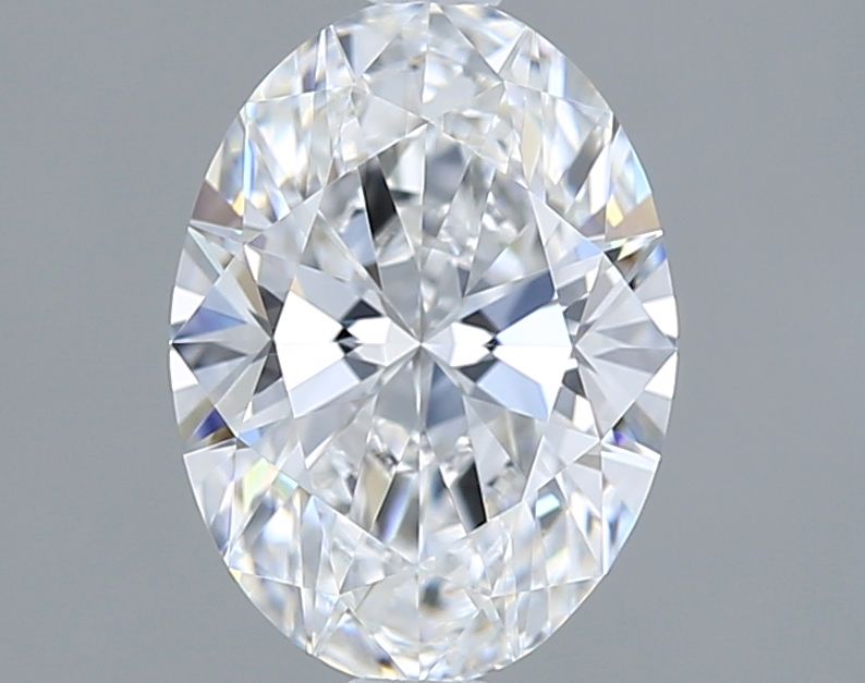 1.38 ct. oval Lab Grown Diamond front image
