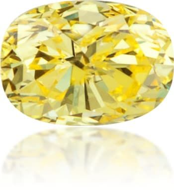 Diament 0.21 ct Fancy Intense Yellow/VVS2