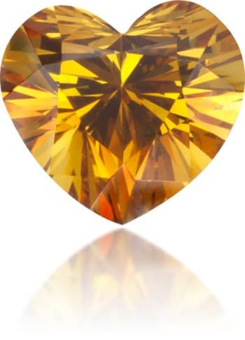 Diament 0.66 ct Fancy Deep Brownish Yellowish Orange/SI1