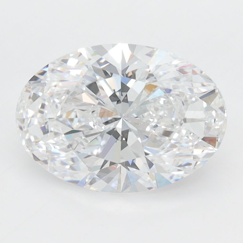2.01 ct. oval Lab Grown Diamond front image