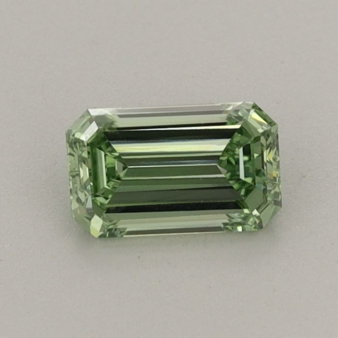 0.53 CT Fancy Vivid Green EMERALD