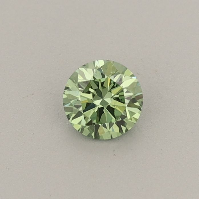0.23 CT Fancy Vivid Green ROUND