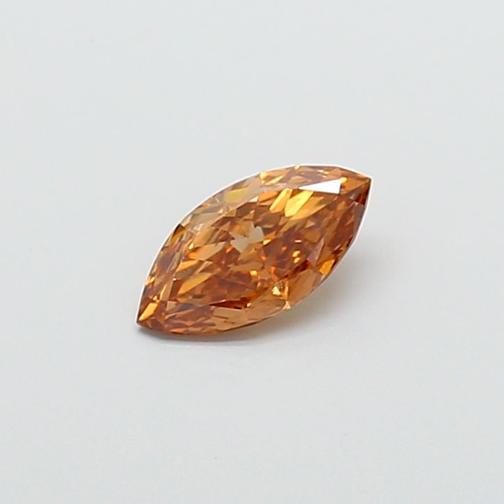 0.8 CT Fancy Light Orangey Brown MARQUISE