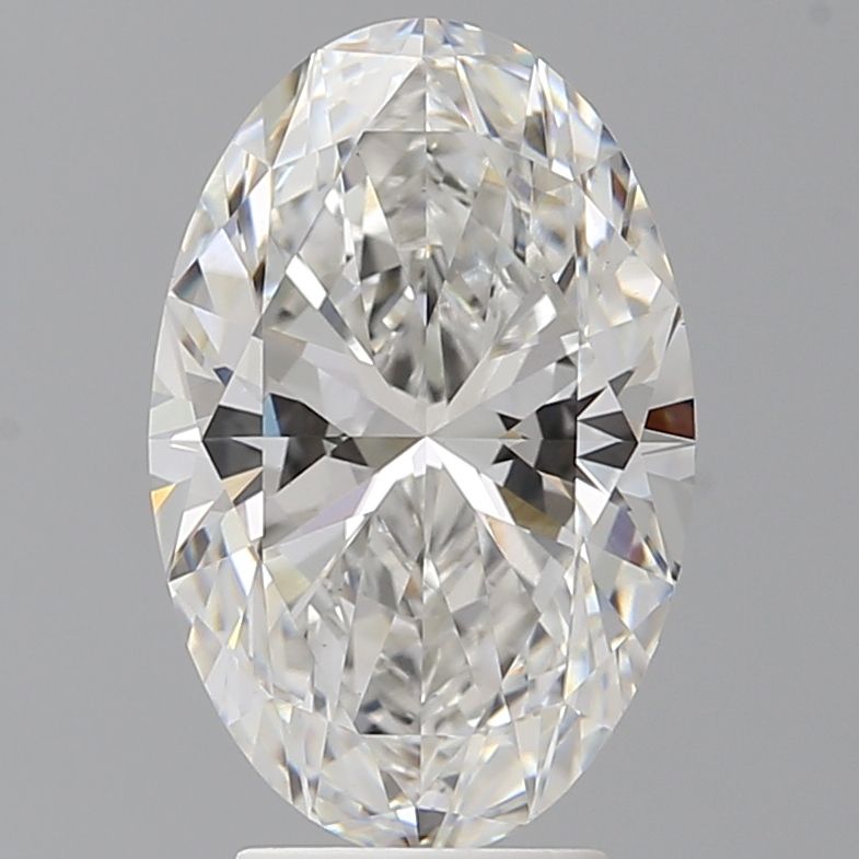 4.10 ct. oval Lab Grown Diamond front image