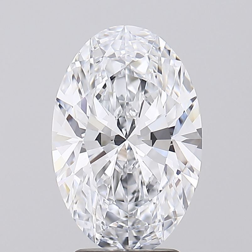 3.30 ct. oval Lab Grown Diamond front image