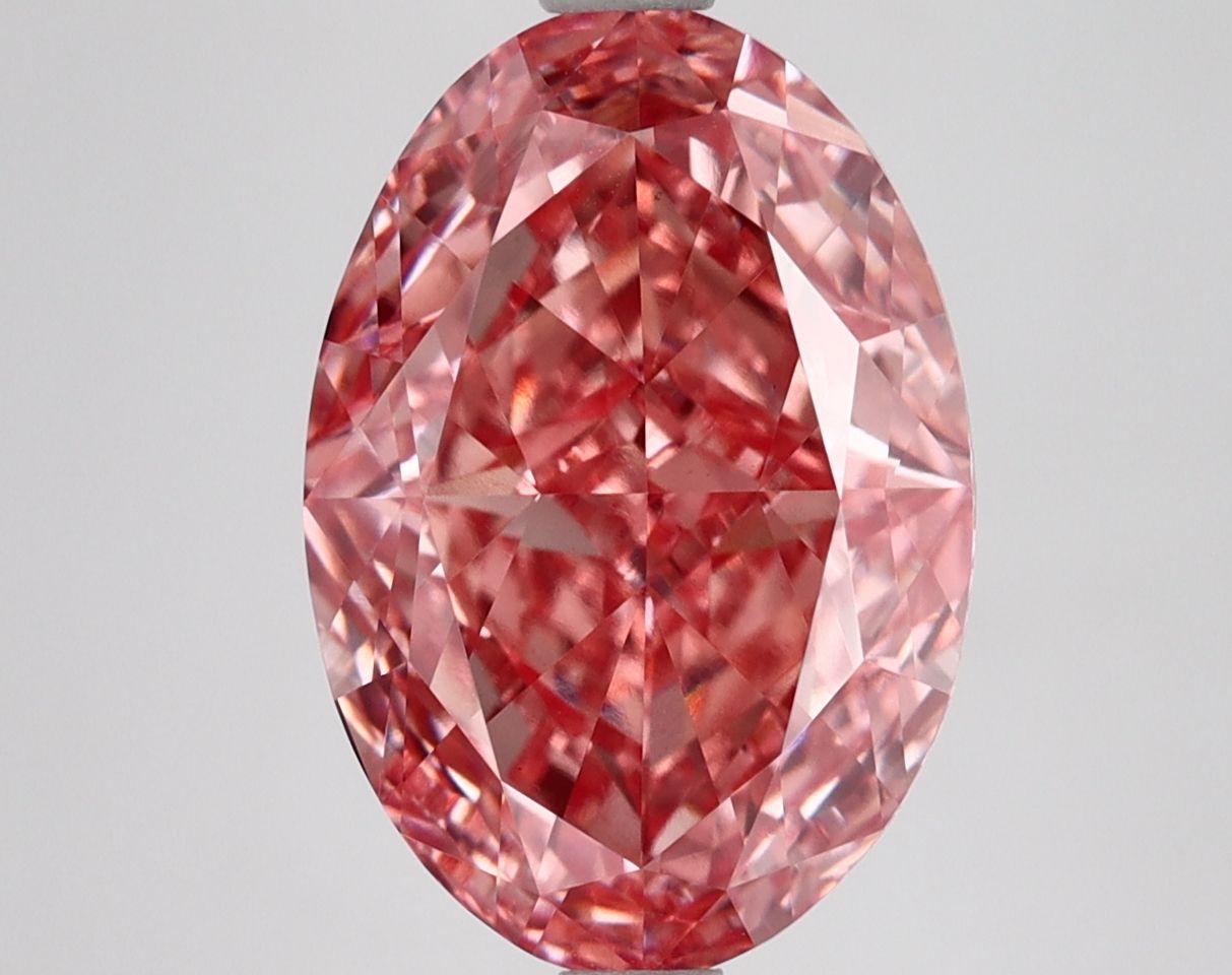 5.08 ct. oval Lab Grown Diamond front image