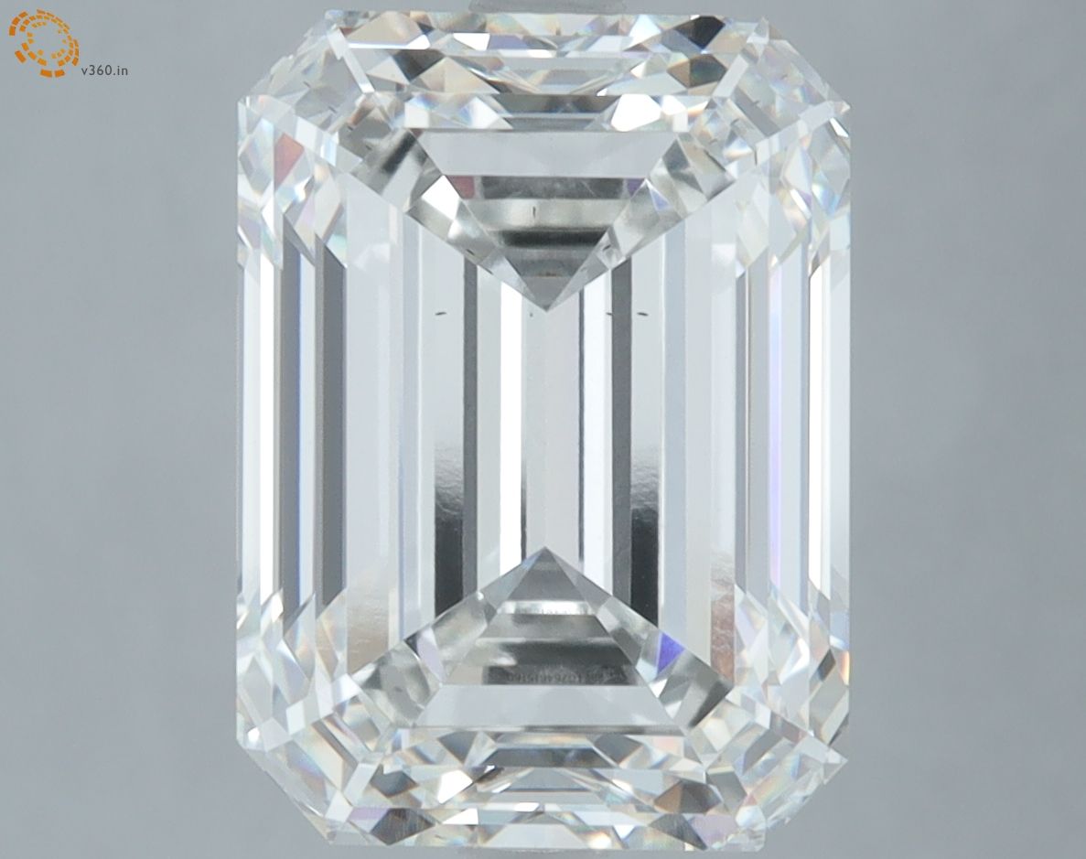 7.17 ct. emerald Lab Grown Diamond front image