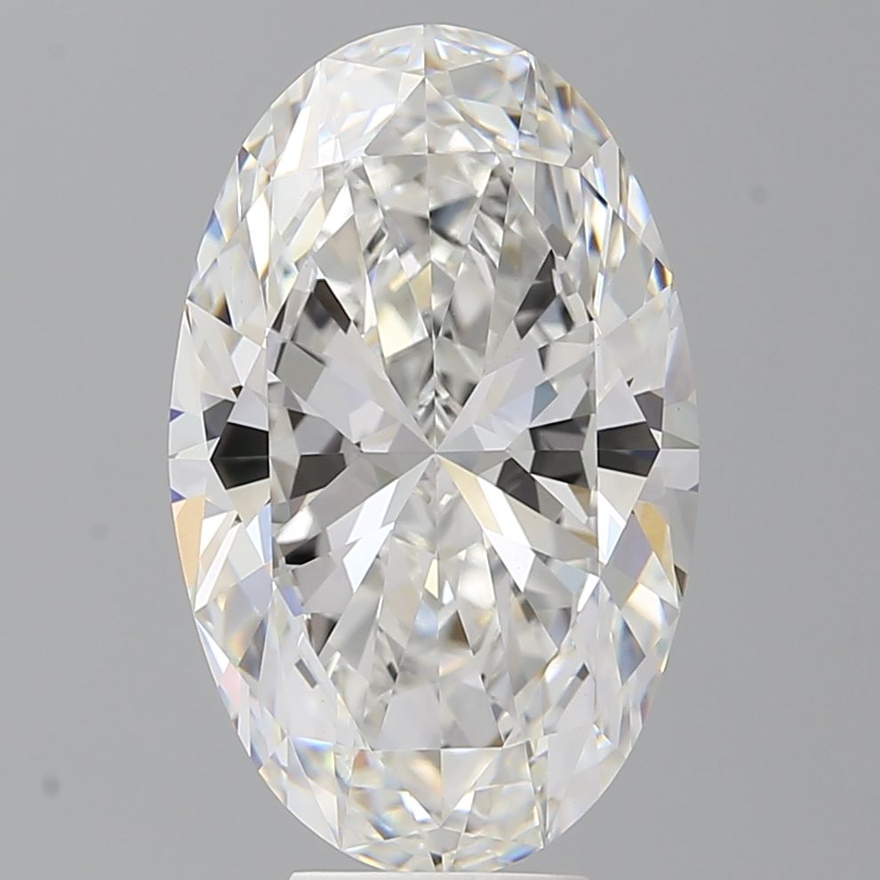 7.08 ct. oval Lab Grown Diamond front image