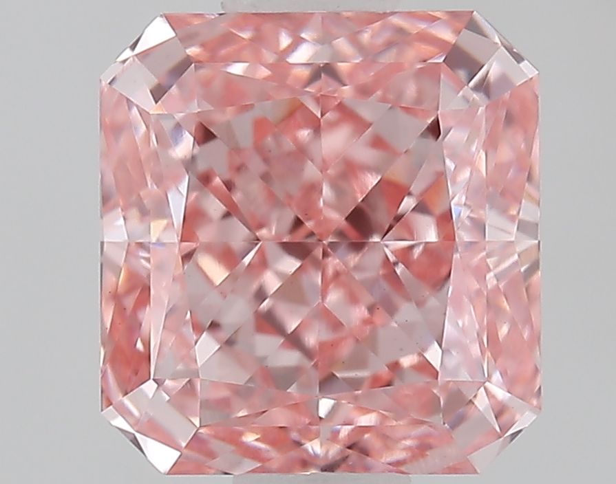 1.1 CT Fancy Vivid Pink SQUARE RADIANT