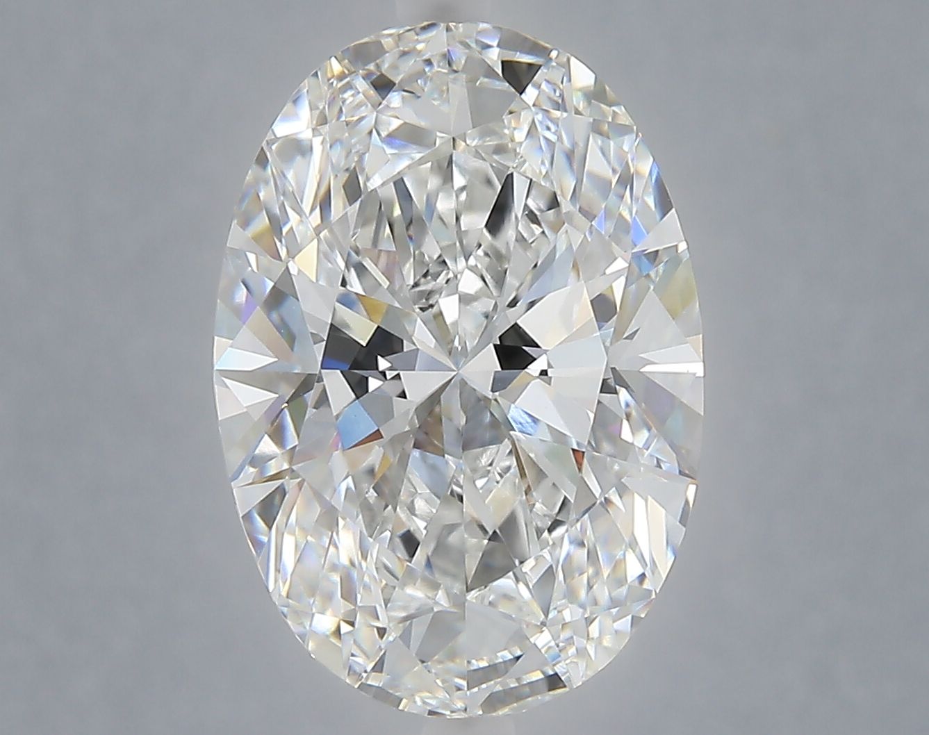 6.05 ct. oval Lab Grown Diamond front image