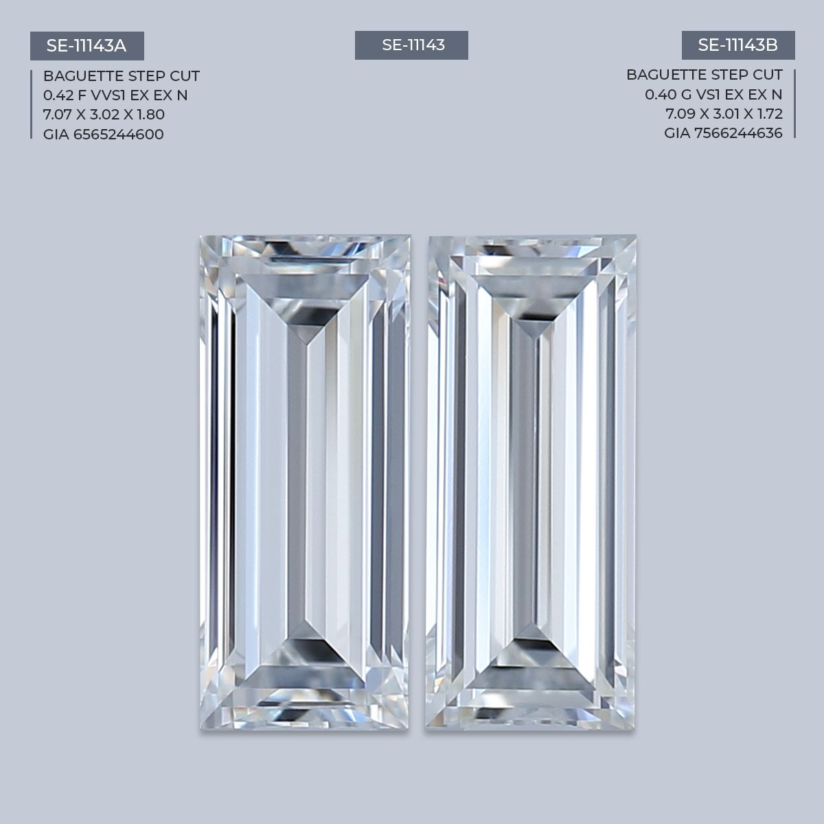 0.4 ct Baguette Diamond