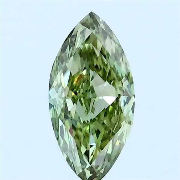 0.6 CT Fancy Vivid Green MARQUISE