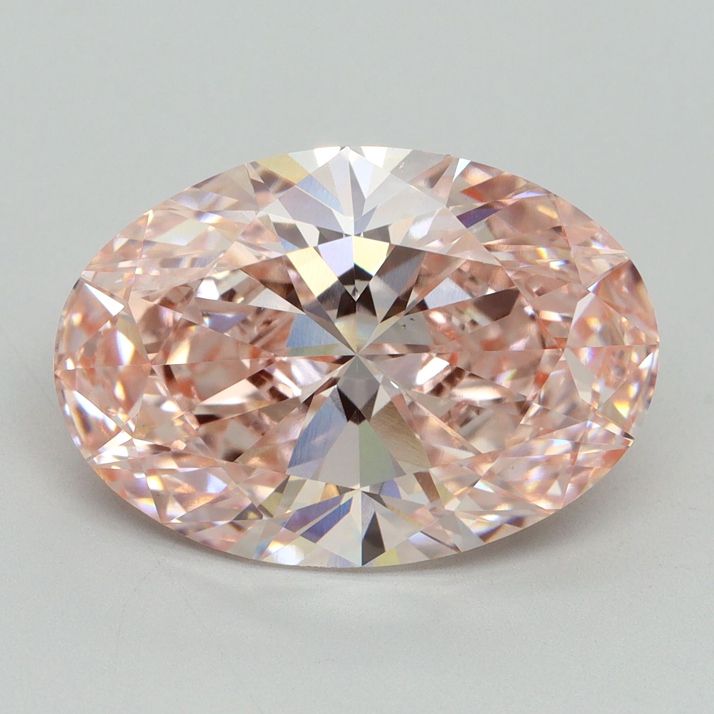 8.56 ct. oval Lab Grown Diamond front image