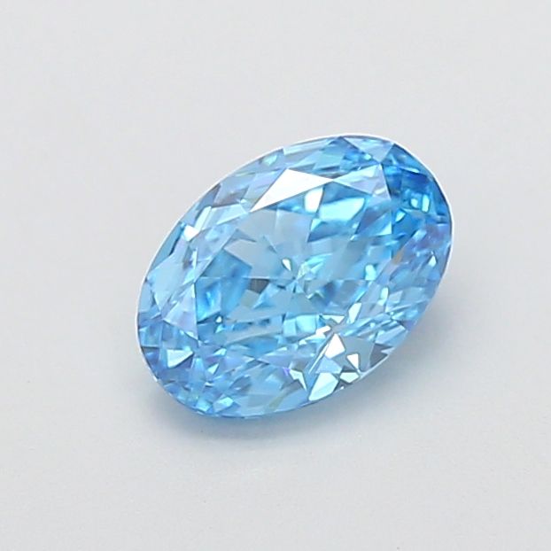 1.44 CT Fancy Vivid Blue OVAL