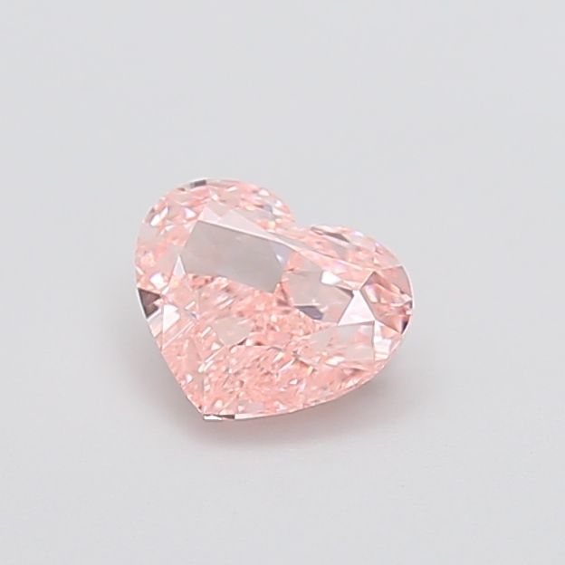 0.98 CT Fancy Intense Pink HEART