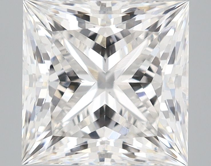2.10 ct. princess Lab Grown Diamond front image