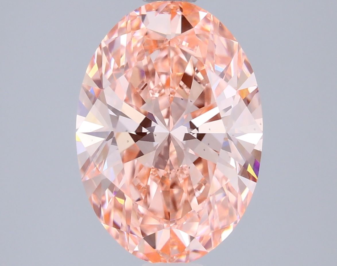 2.10 ct. oval Lab Grown Diamond front image