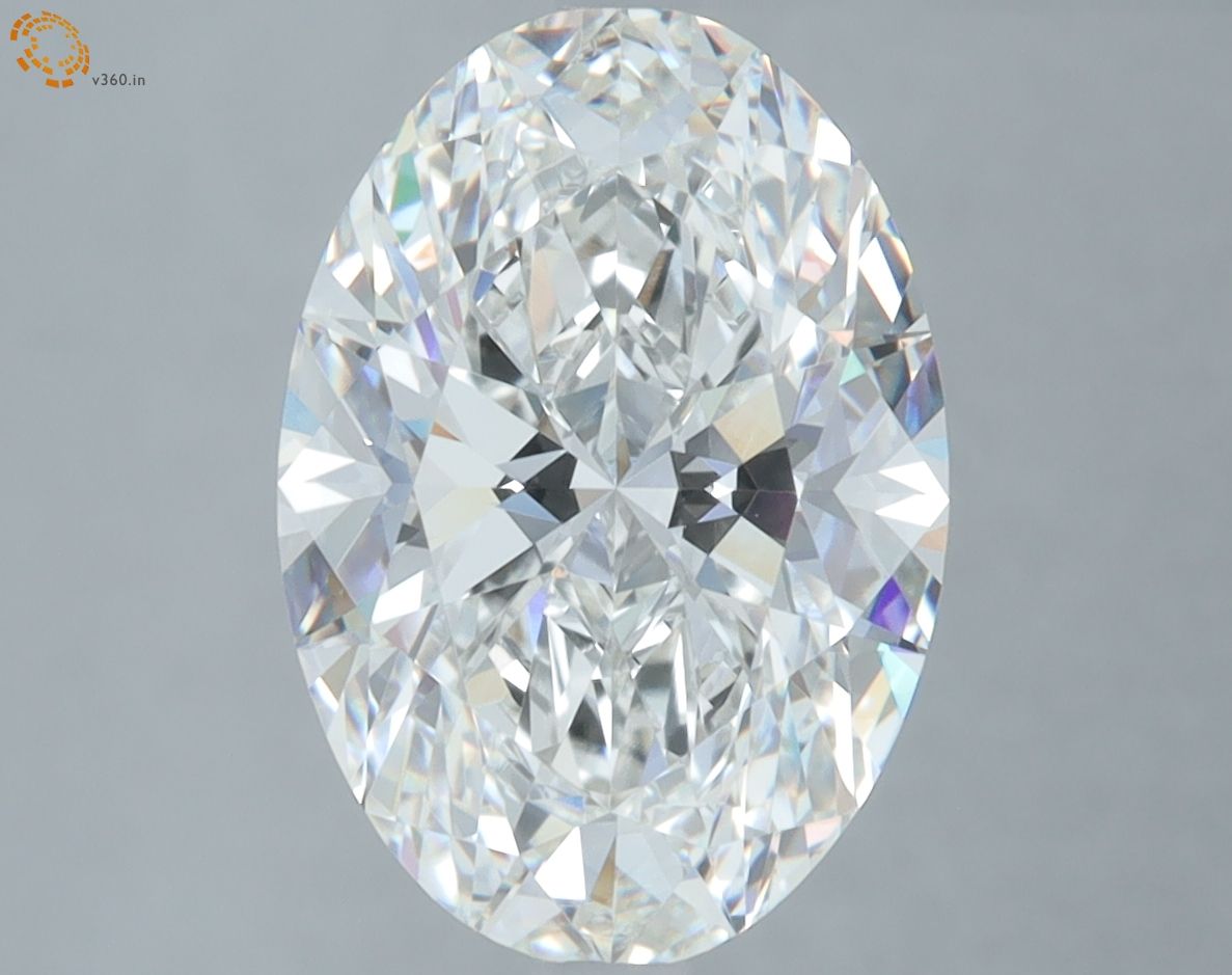 4.03 ct. oval Lab Grown Diamond front image