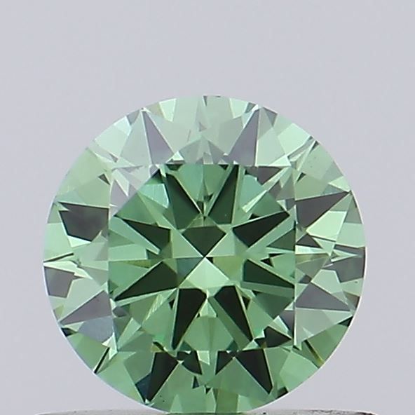0.49 CT Fancy Vivid Green ROUND