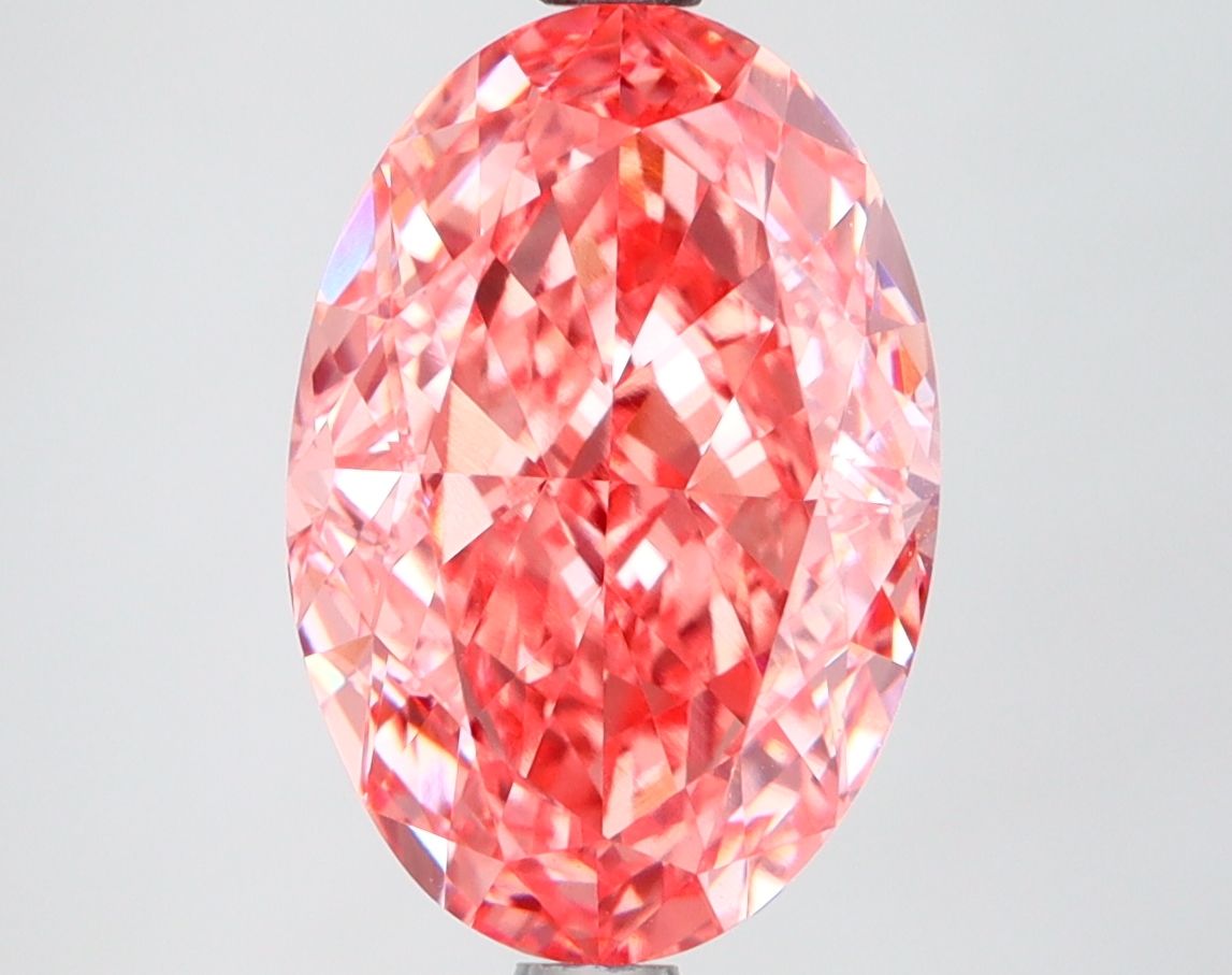 4.10 ct. oval Lab Grown Diamond front image