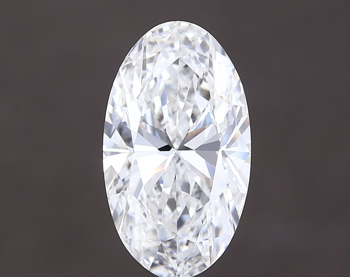 5.00 ct. oval Lab Grown Diamond front image