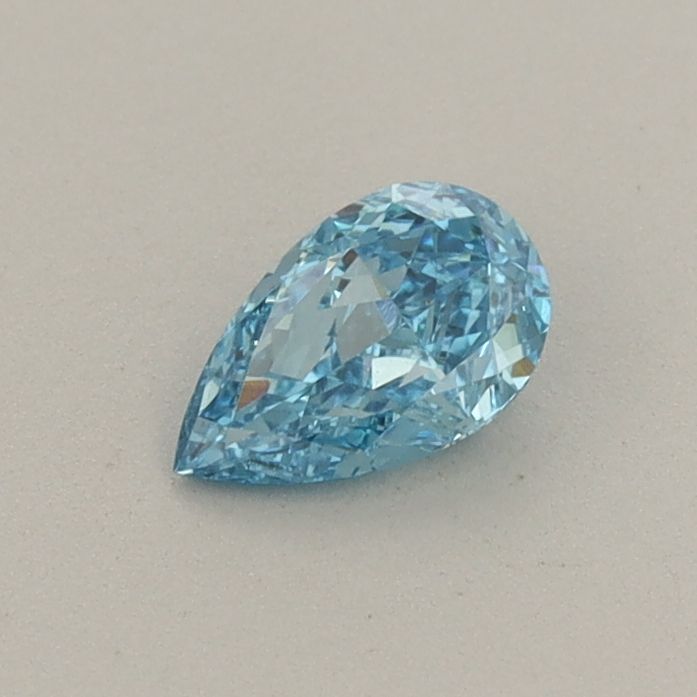 0.32 CT Fancy Vivid Blue PEAR