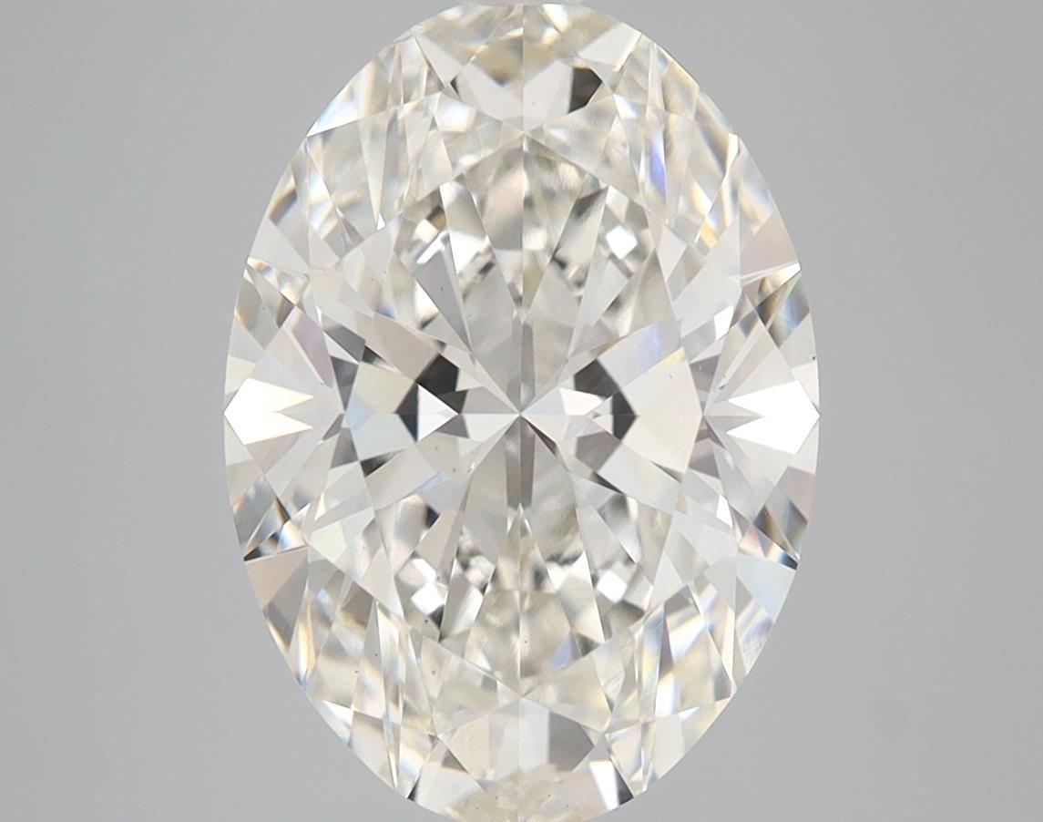 4.05 ct. oval Lab Grown Diamond front image