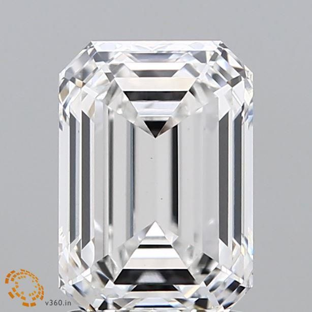 2.08 ct. emerald Lab Grown Diamond front image