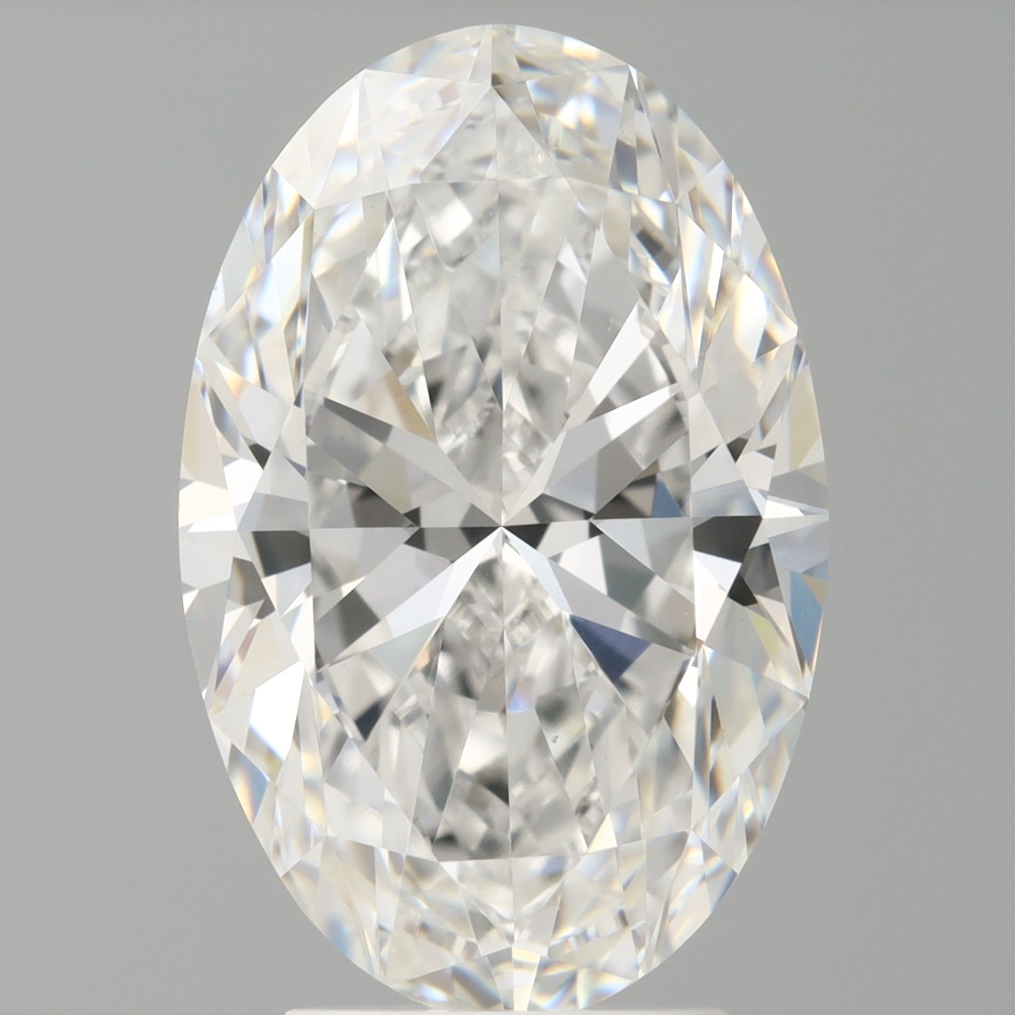 4.07 ct. oval Lab Grown Diamond front image
