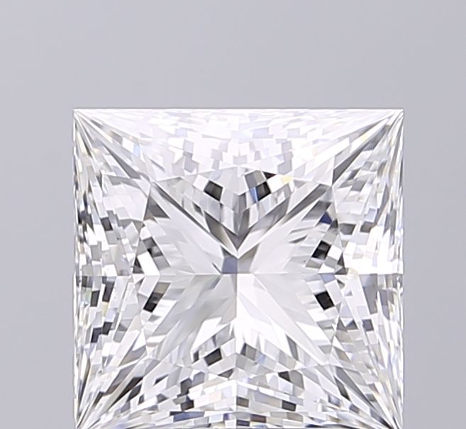 3.09 ct. princess Lab Grown Diamond front image