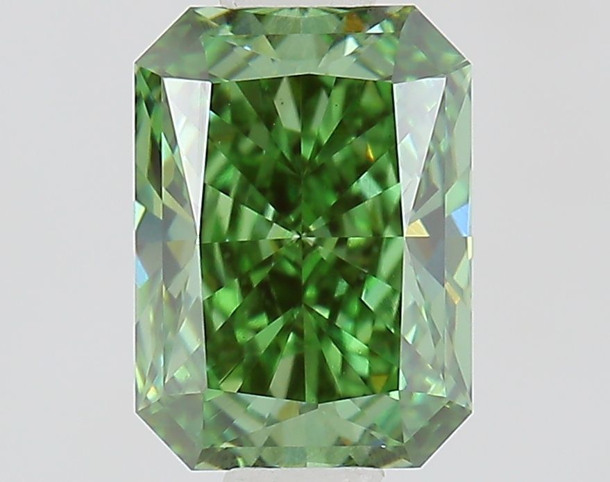 0.9 CT Fancy Vivid Green RADIANT