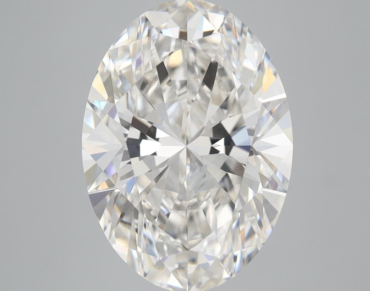 5.09 ct. oval Lab Grown Diamond front image