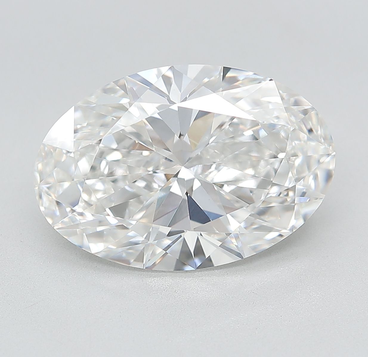 5.68 ct. oval Lab Grown Diamond front image