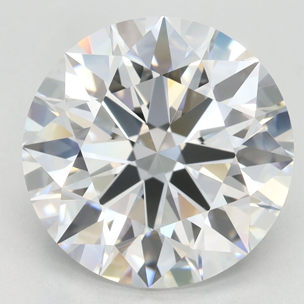 Diamant Rond 4.16 ct - Couleur D - Pureté VVS1