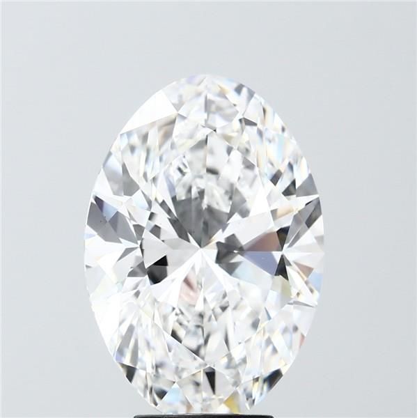 6.07 ct. oval Lab Grown Diamond front image