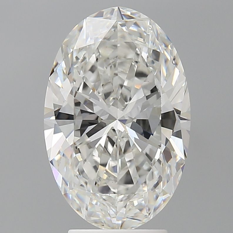 4.08 ct. oval Lab Grown Diamond front image