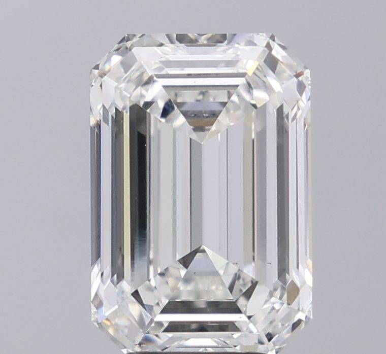 5.04 ct. emerald Lab Grown Diamond front image