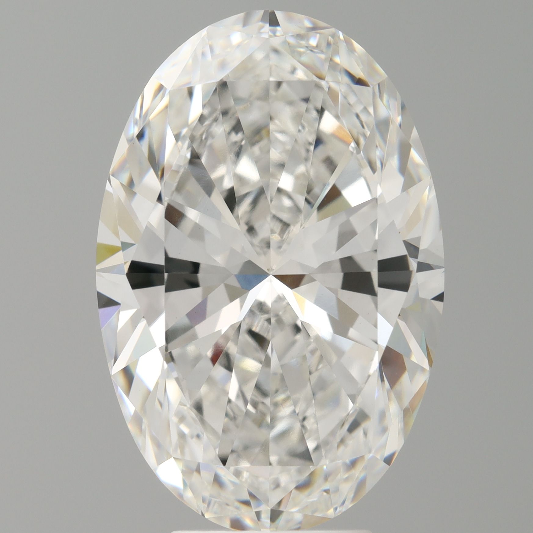 6.54 ct. oval Lab Grown Diamond front image