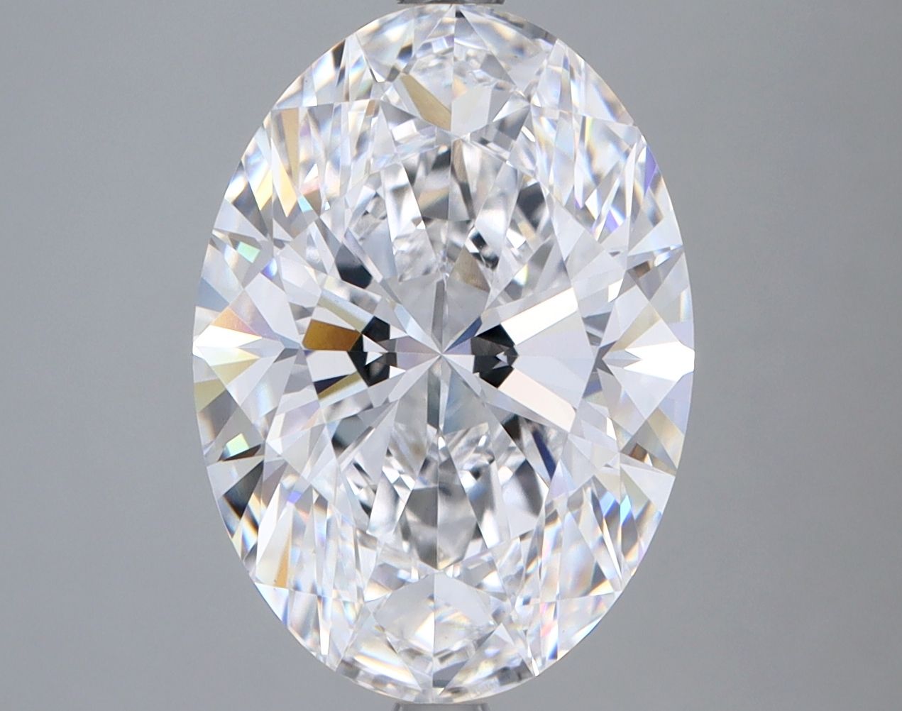 5.03 ct. oval Lab Grown Diamond front image