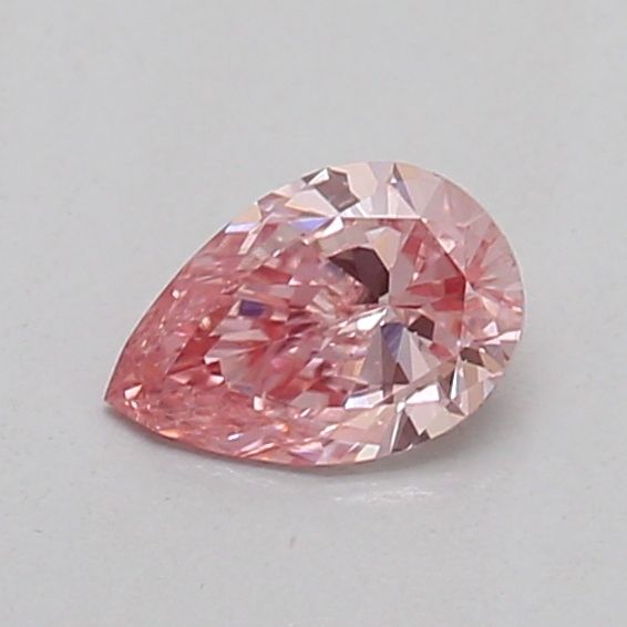0.21 CT Fancy Vivid Pink PEAR
