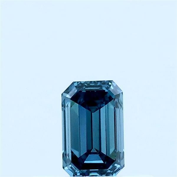 0.3 CT Fancy Vivid Greenish Blue EMERALD