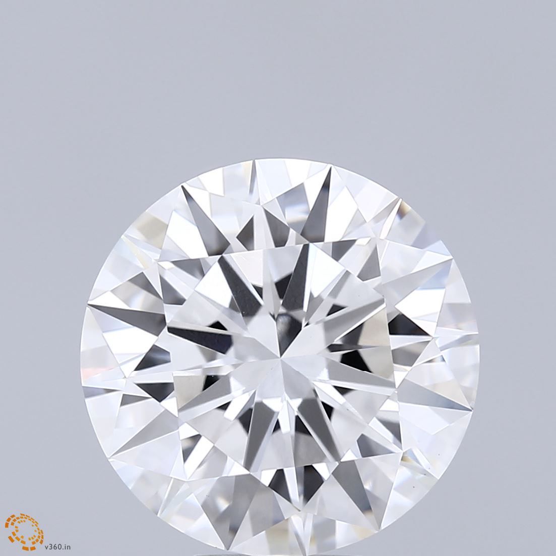 8.02 ct. round Lab Grown Diamond front image