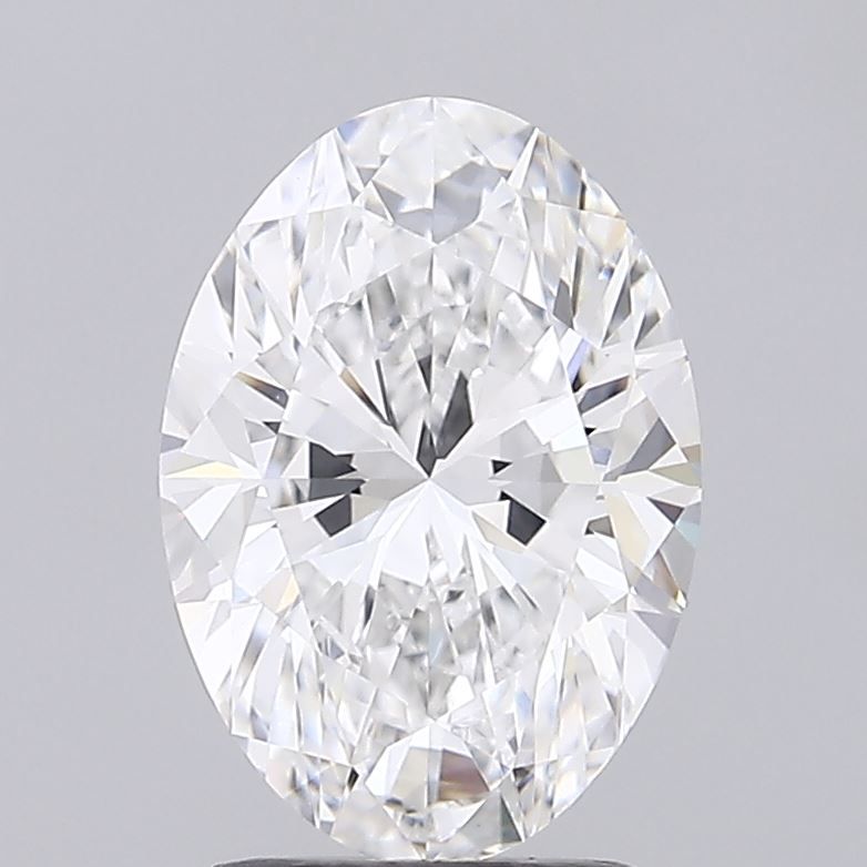 2.01 ct. oval Lab Grown Diamond front image
