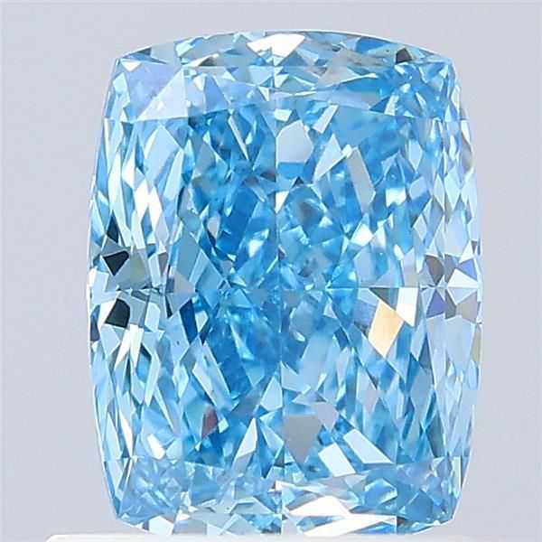 1.0 CT Fancy Vivid Blue CUSHION MODIFIED