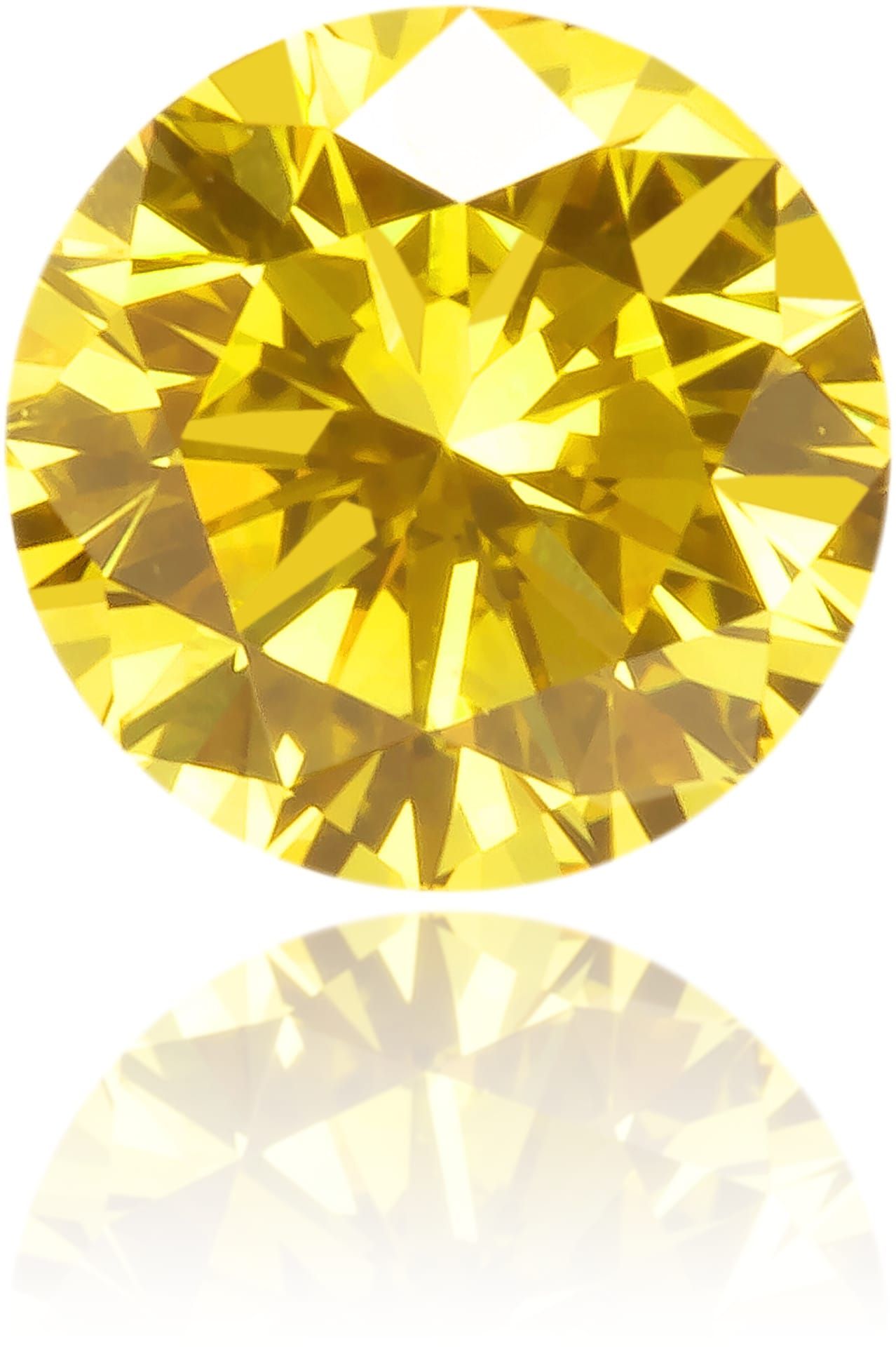 Diament 0.28 ct Fancy Vivid Yellow/VS1