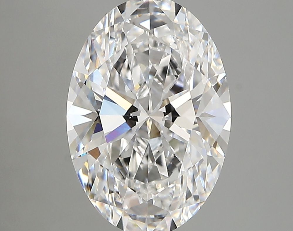 6.09 ct. oval Lab Grown Diamond front image