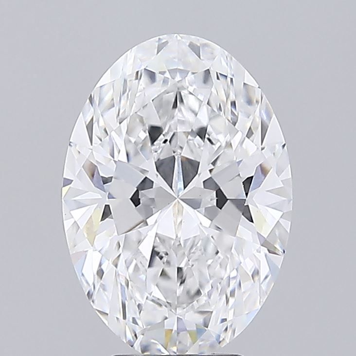 5.23 ct. oval Lab Grown Diamond front image